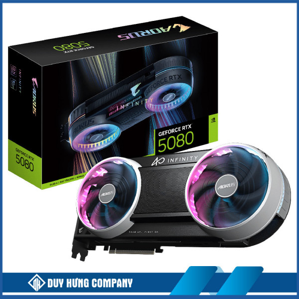 VGA GigabyteAORUS GeForce RTX™ 5080 INFINITY 16G