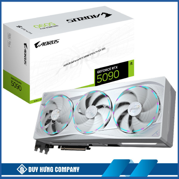 Card màn hình Gigabyte AORUS GeForce RTX™ 5090 STEALTH ICE 32G