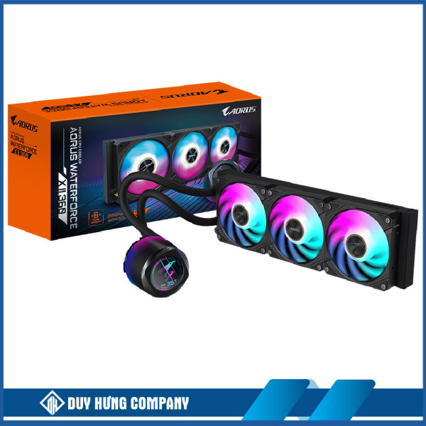 Tản nhiệt nước Gigabyte AORUS WATERFORCE X II 360 ( Màn Hình LCD)
