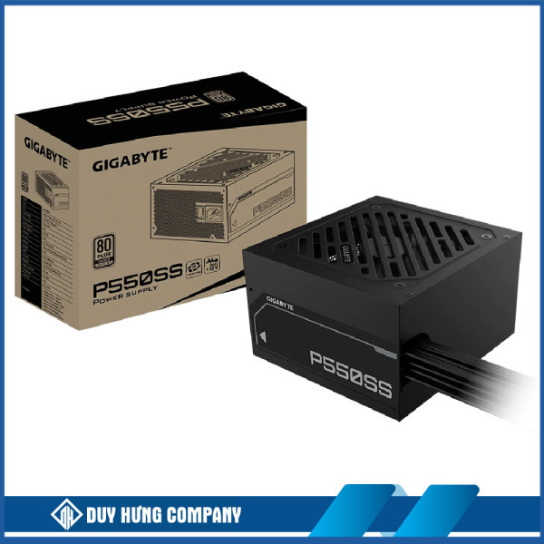 Nguồn GIGABYTE P550SS 550w (80 plus Silver, ATX 3.0)