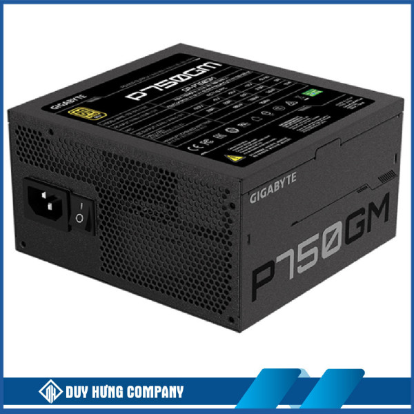 Nguồn máy tính Gigabyte GP-P750GM (750W/ 80 Plus Gold/ Full-Modular/ Đen)