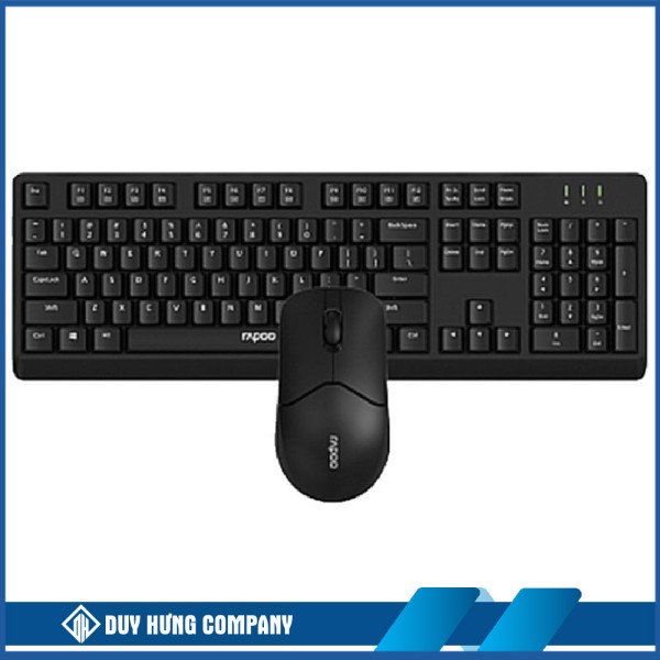 Bộ bàn phím chuột không dây Rapoo X1500 Màu đen