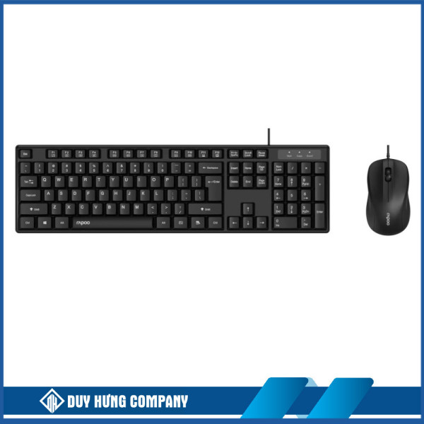 Bộ bàn phím chuột Rapoo MK1 (Đen)