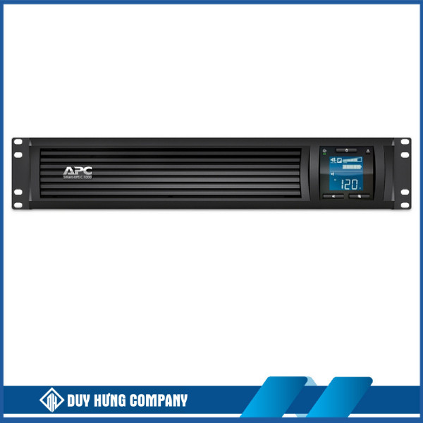 Bộ lưu điện APC Smart SMC1000i-2UC LCD RM (Line Interactive/ 1000VA/600W)