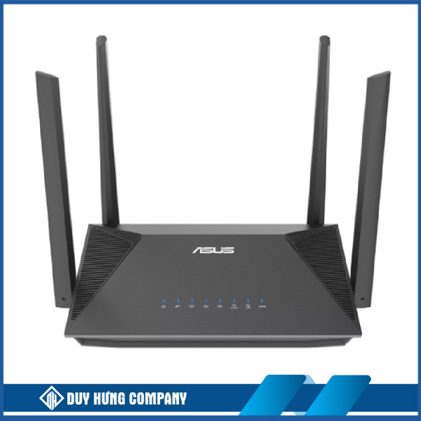 Bộ phát wifi 6 Asus RT-AX52 (Chuẩn AX/ AX1800Mbps/ 4 Ăng-ten ngoài/ Wifi Mesh/ 35 User)