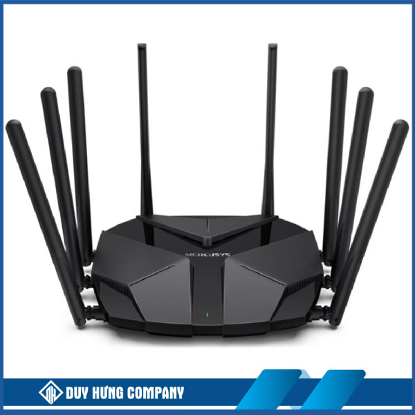 Bộ phát wifi 6 Mercusys MR90X (Chuẩn AX/ AX6000Mbps/ 8 Ăng-ten ngoài/ Wifi Mesh/ Dưới 250 User)