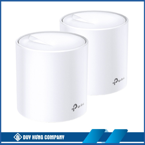 Bộ phát wifi 6 TP-Link Deco X10 2-Pack (Chuẩn AX/ AX1500Mbps/ 2 Ăng-ten ngầm/ Wifi Mesh/ Dưới 100 User)