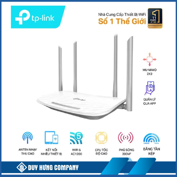 Bộ phát wifi TP-Link Archer C50 Wireless AC1200Mbps