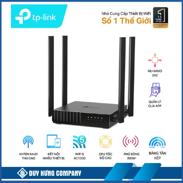 Bộ phát wifi TP-Link Archer C54 tốc độ AC1200Mbps