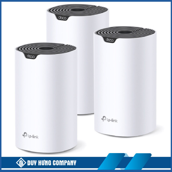 Bộ phát wifi TP-Link Deco S7 3-Pack (Chuẩn AC/ AC1900Mbps/ 3 Ăng-ten ngầm/ Wifi Mesh/ Dưới 100 User)