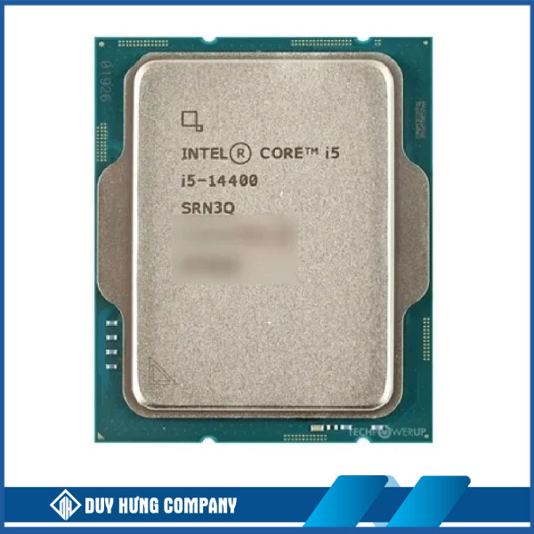 CPU Intel Core i5-14400 TRAY NEW (UP TO 4.7GHZ, 10 NHÂN 16 LUỒNG, 20MB CACHE, 65W) - SOCKET INTEL LGA 1700/RAPTOR LAKE + quạt
