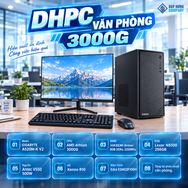 DHPC VĂN PHÒNG ATHLON 3000G