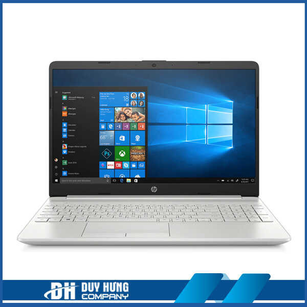 Máy tính xách tay HP 15s-du1105TU  Core I3-10110U/ 4GB RAM/ 256GB SSD/ Intel Graphics/ 15.6”HD/ Wlan ac+BT/ 3cell/ Win 10 Home 64/ Silver/ 1Y WTY_2Z6L3PA