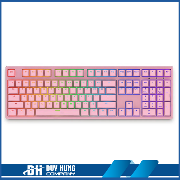 Bàn phím Akko 3108S RGB Pro Pink (Chery MX Blue)