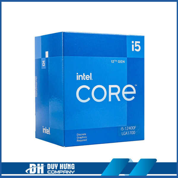 CPU Intel Core i5-12400F Box (Up To 4.40GHz, 6 Nhân 12 Luồng,18MB Cache, Socket 1700, Alder Lake)