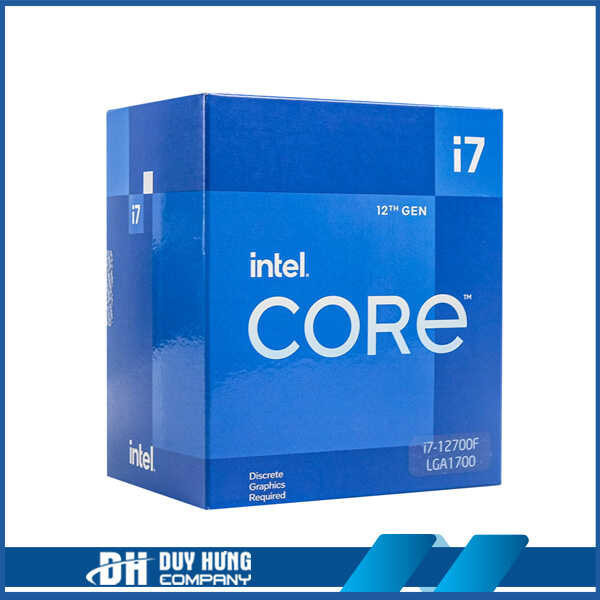 CPU Intel Core i7-12700F (Up To 4.80GHz, 12 Nhân 20 Luồng, 25M Cache, Alder Lake)