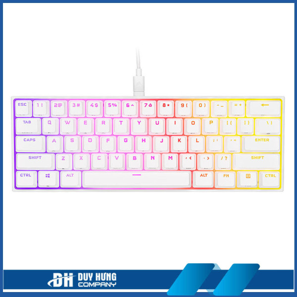 Bàn phím Corsair K65 RGB Mini White – MX SPEED NEW