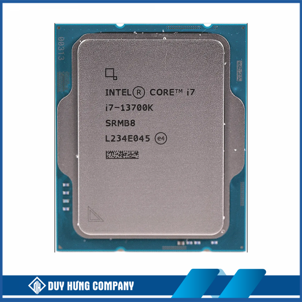 CPU Intel Core i7-13700K TRAY (Up To 5.40GHz, 16 Nhân 24 Luồng, 25M Cache, Raptor Lake)