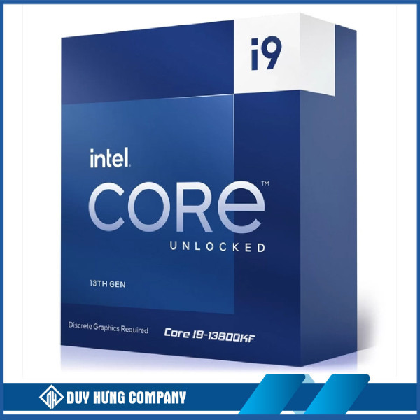 CPU Intel Core i9-13900KF (5.50GHz, 24 Nhân 32 Luồng, 30M Cache, Raptor Lake)