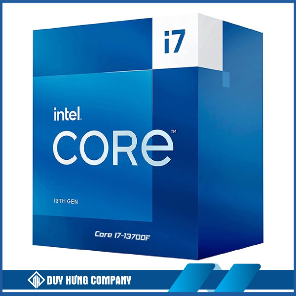 CPU Intel Core i7-13700F (up to 5.2Ghz, 16 nhân 24 luồng, 30MB Cache, 65W) - Socket Intel LGA 1700/Raptor Lake) 